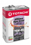 Масло трансмиссионное TOTACHI Ultra Hypoid Gear GL-5 75W85 4 л